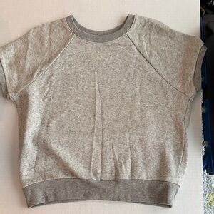 rag & bone Women's Gray Short Sleeve Sweatshirt